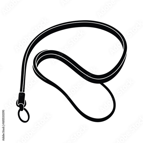 pet leash vector illustration