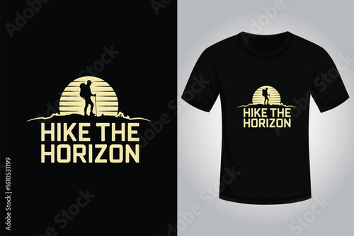 Hiking t shirt design