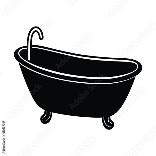  baby bathtub vector illustration
