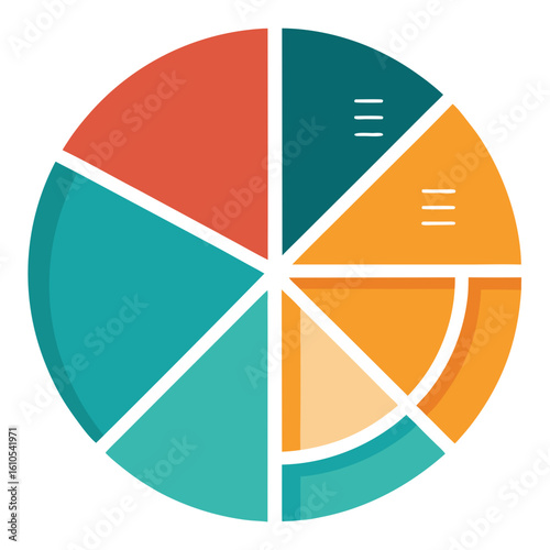 pie chart infographic 