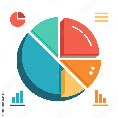 pie chart infographic 