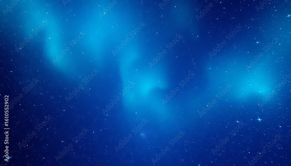 Obraz premium Vibrant azure expanse scattered with luminous stars, celestial bodies, stellar