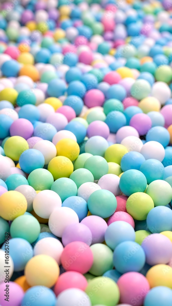 Fototapeta premium Colorful ball pit (1)