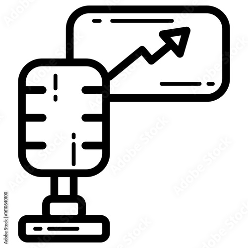 finance podcast lineart