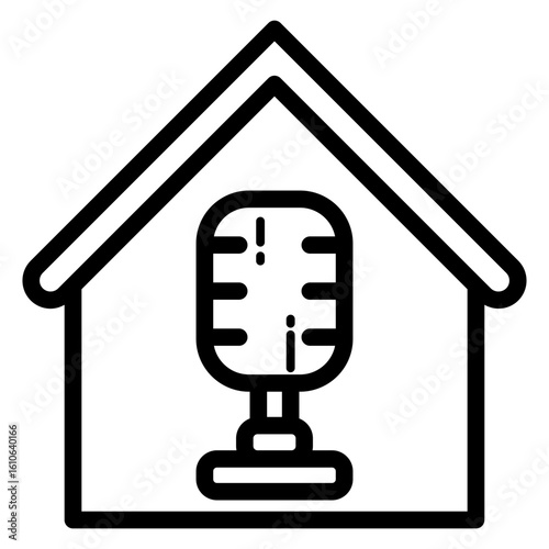 podcast production lineart