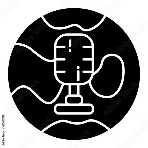 podcast glyph