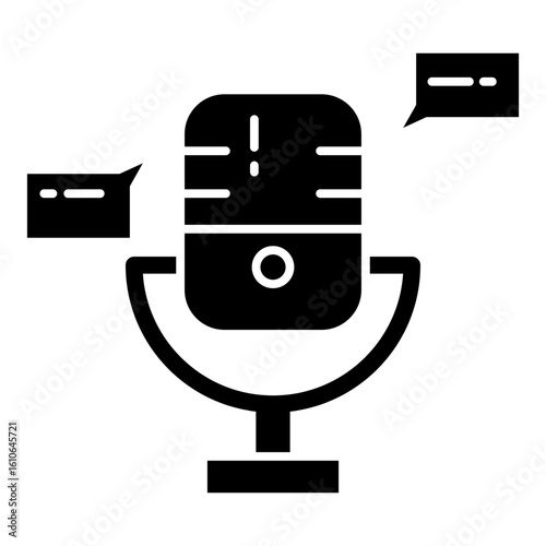 podcast audio glyph