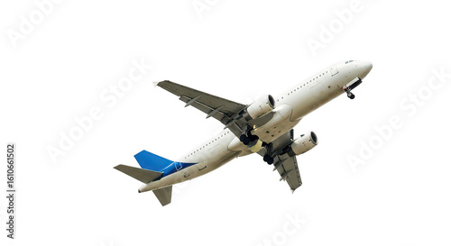 Airplane Taking Off Black Background