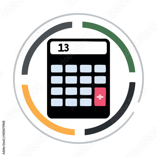 Vector icon of a digital cryptocurrency coin. A flat glyph symbol representing blockchain technology and decentralized electronic finance.