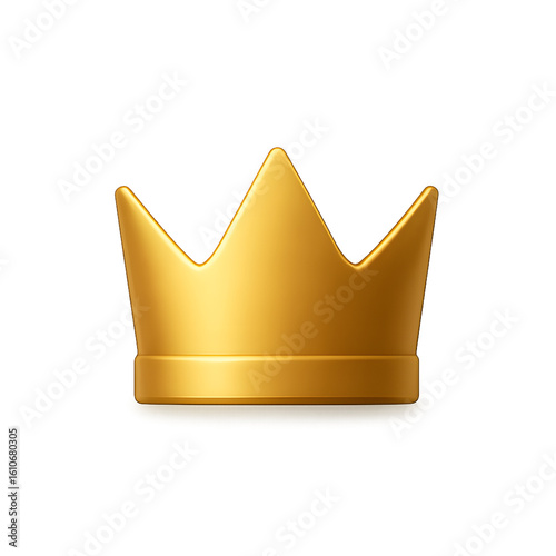 golden crown 3d render