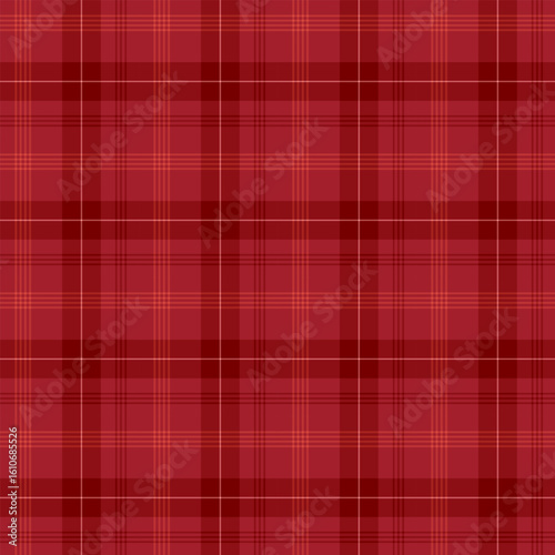 Plaid pattern in maroon red.Autumn winter Christmas tartan checkered seamless pattern.Vector illustration geometric background for fabric and prints.