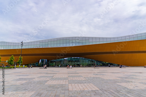 Helsinki Central Library Oodi in Helsinki, Finland