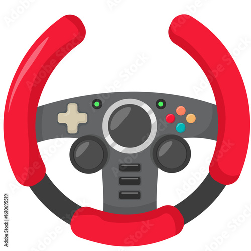 Variety of Game Controllers and Gaming Devices Vector Set