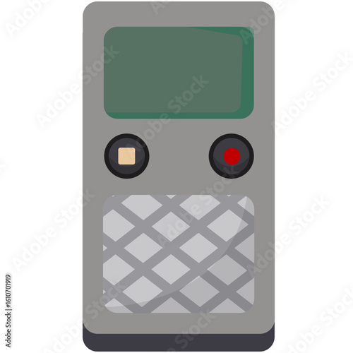 News Reporting and Journalism Equipment News Reporter Anchor TV Vector Icon Set
