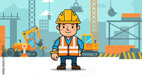 construction worker on a construction site