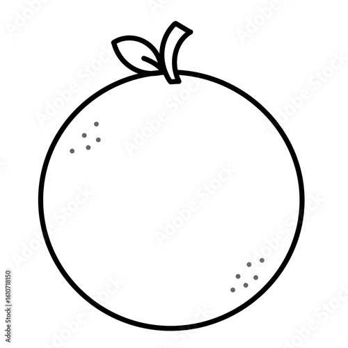 orange outline