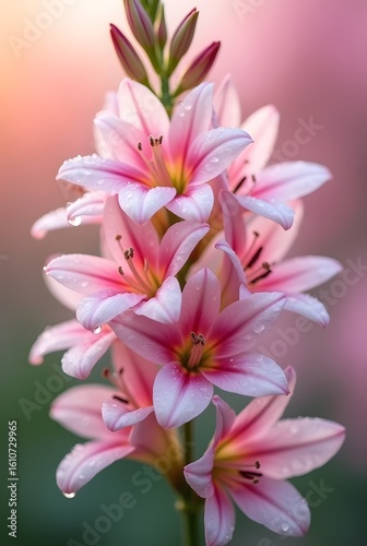 pink lily flower