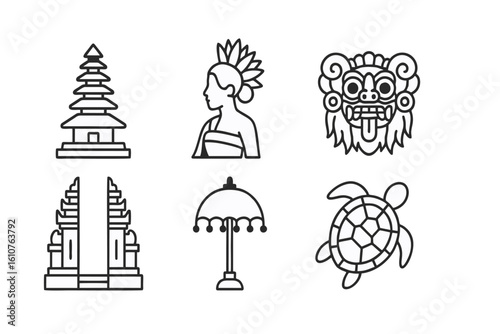 bali indonesia icon