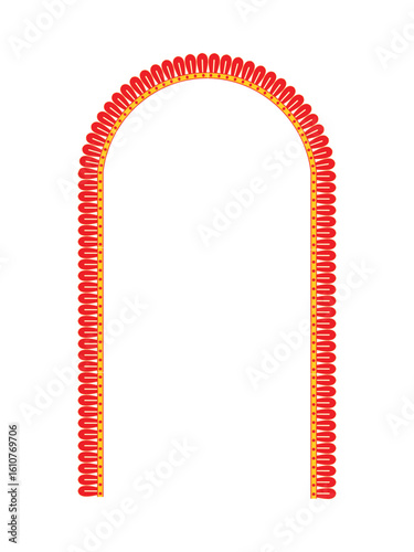 Durga Puja festive frame with traditional borders and vibrant background, ideal for sale banners, festival offers, and promotional ads. Perfect for print and digital use.