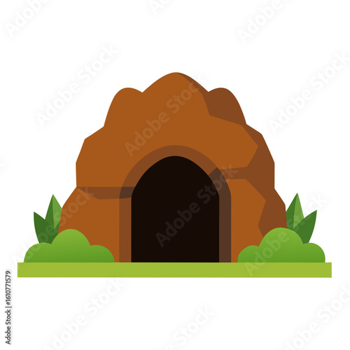 Burrow or den entrance  AI Design for Seasonal Celebrations