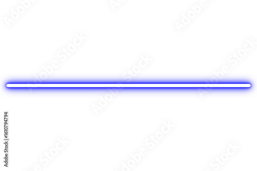 Free Download Blue neon glowing horizontal line button with rounded edges on transparent background for UI, app interface, or digital design accents - GFXLoad