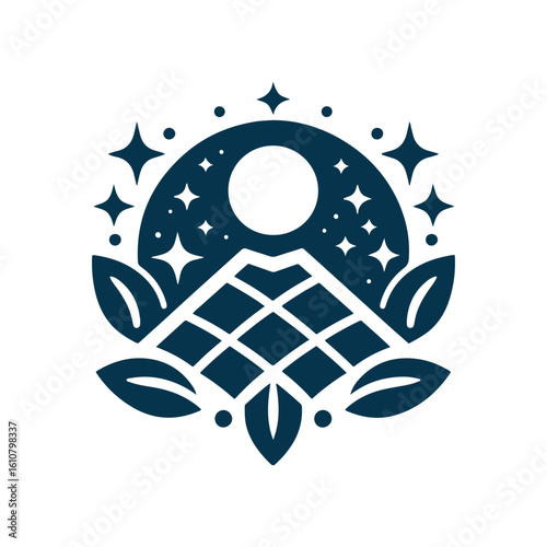 solar panel vector silhouette clip art logo design idea illustration. eco green energy power system collections.