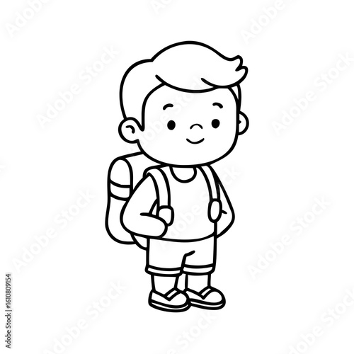 little boy in a cap