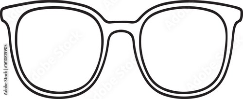 Stylish Eyeglasses with a Double Outline Design Modern and Minimalist Black and White Spectacles Frames Fashion Accessory