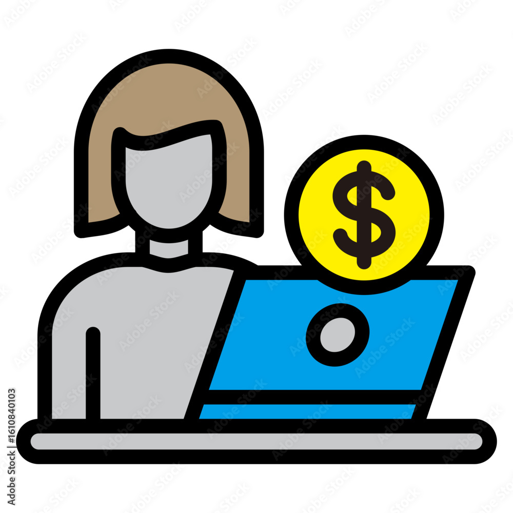 Freelance Work Icon Element For Design Freelance Work Icon Element For Design