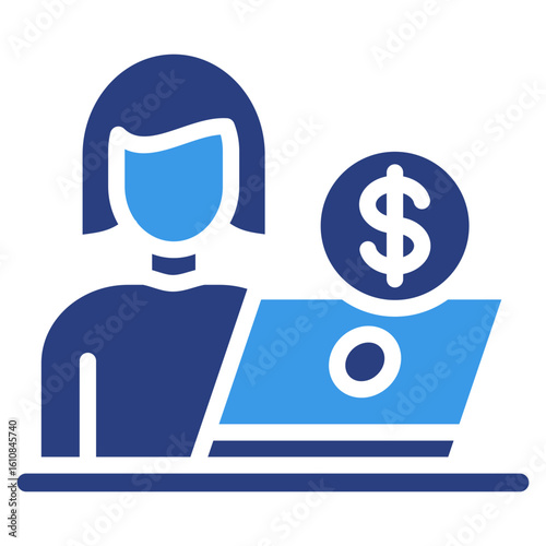 Freelance Work  Icon Element For Design