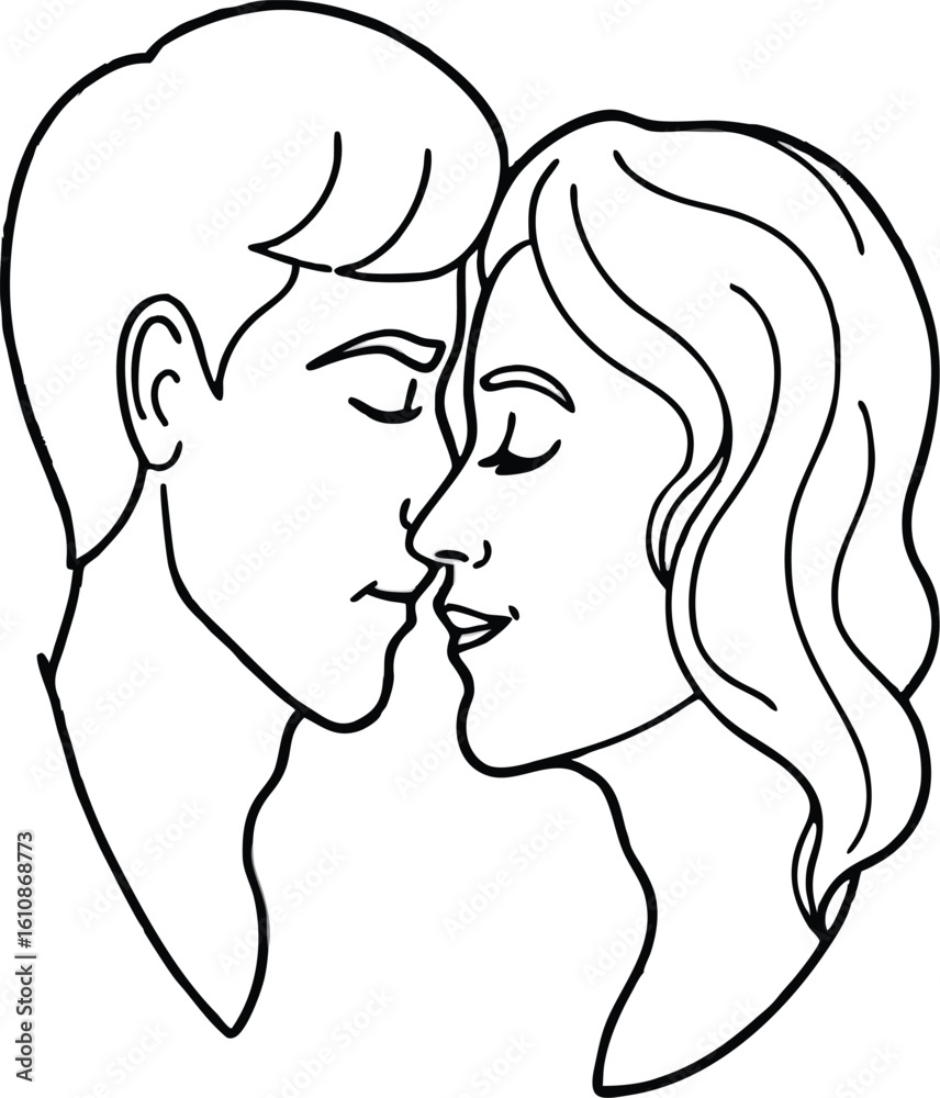 vector illustration of a couple vector illustration of a couple