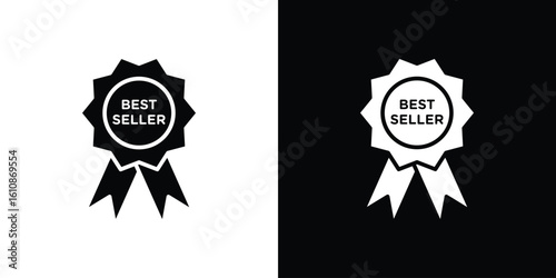 Best seller icon vector illustration glyph style designs for web.
