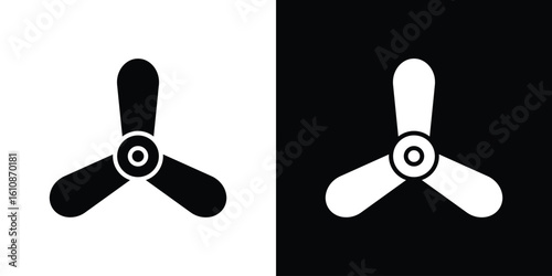 Boat screw icon vector illustration glyph style designs for web.