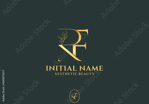 Elegant RC Initial Logo Design for Aesthetic Beauty Brand	
