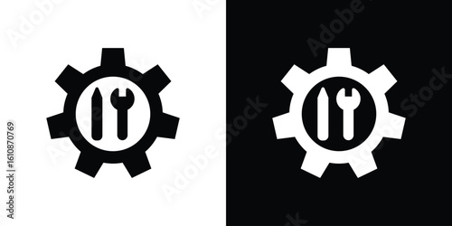 Business development icon vector illustration glyph style designs for web.