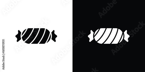 Candy icon vector illustration glyph style designs for web.
