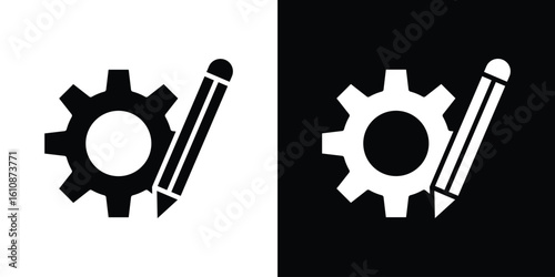 Customization icon vector illustration glyph style designs for web.
