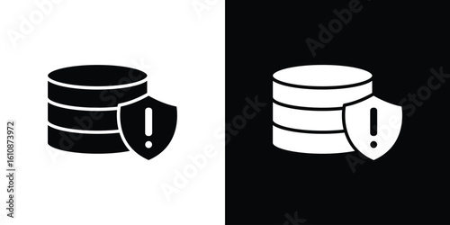 Data loss icon vector illustration glyph style designs for web.