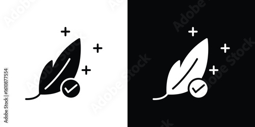 Hypoallergenic tested icon vector illustration glyph style designs for web.