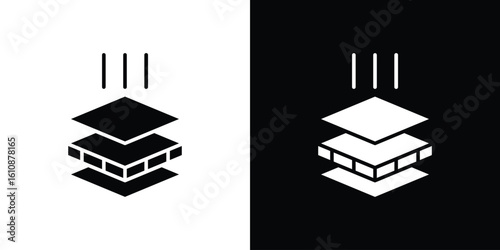 Insulation icon vector illustration glyph style designs for web.