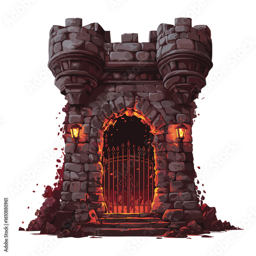Hell Gate Clipart, Road To Hell