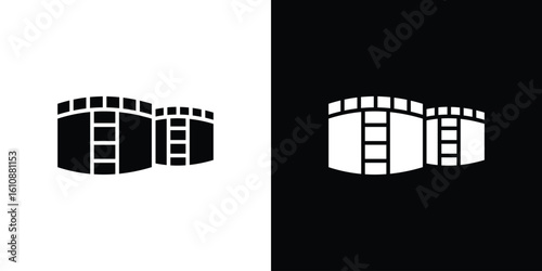 Oil storage icon vector illustration glyph style designs for web.