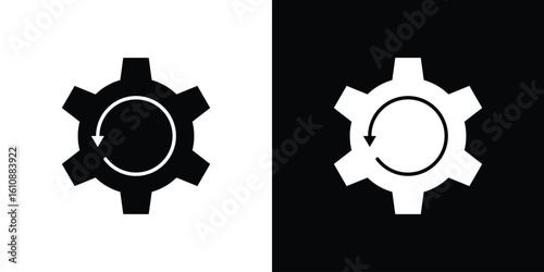 Recovery icon vector illustration glyph style designs for web.