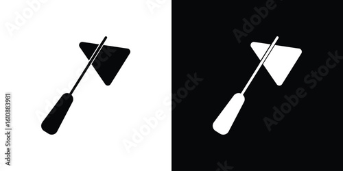 reflex hammer icon vector illustration glyph style designs for web.