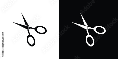 Scissors icon vector illustration glyph style designs for web.