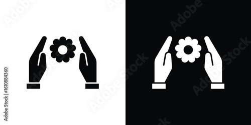 Selfcare icon vector illustration glyph style designs for web.