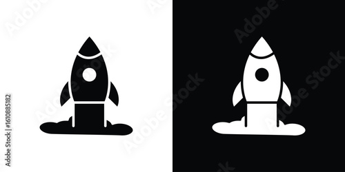 Startup icon vector illustration glyph style designs for web.
