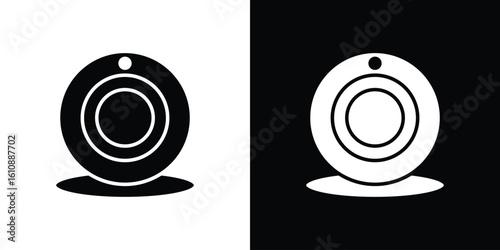 Web camera icon vector illustration glyph style designs for web.