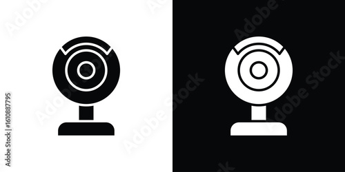 Webcam icon vector illustration glyph style designs for web.
