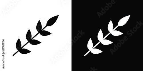 Wheat grain icon vector illustration glyph style designs for web.